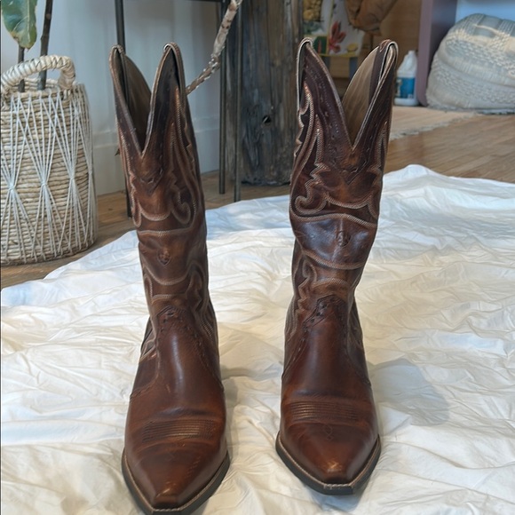 Ariat Ladies Heritage Western Cowboy Boots caramel 11 - Picture 12 of 12